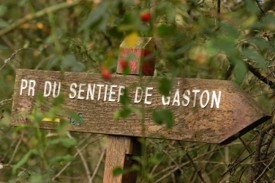 Chatillon - Ile à Gaston Panneau sentier